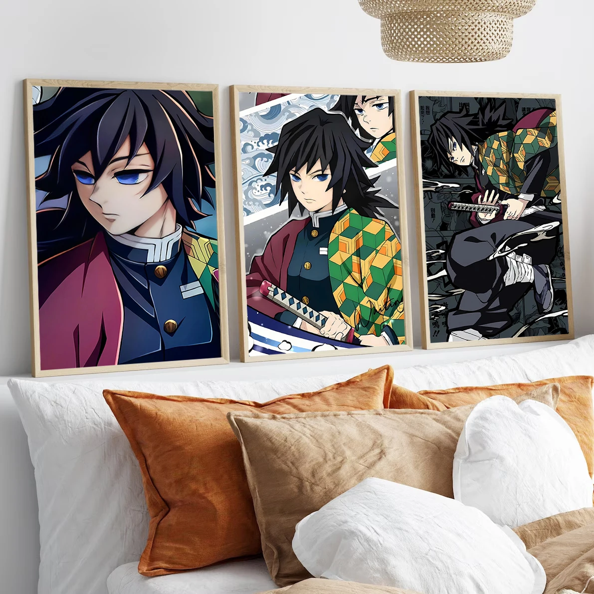 Demon Slayer Giyu Tomioka Wall Art | Premium Kimetsu no Yaiba Hashira Print | Anime & Manga Decor - View 5