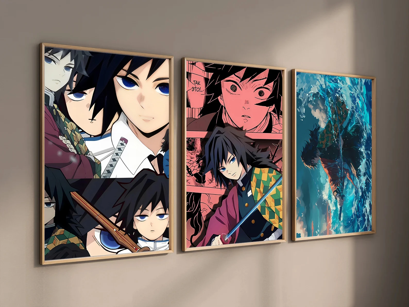 Demon Slayer Giyu Tomioka Wall Art | Premium Kimetsu no Yaiba Hashira Print | Anime & Manga Decor - View 6