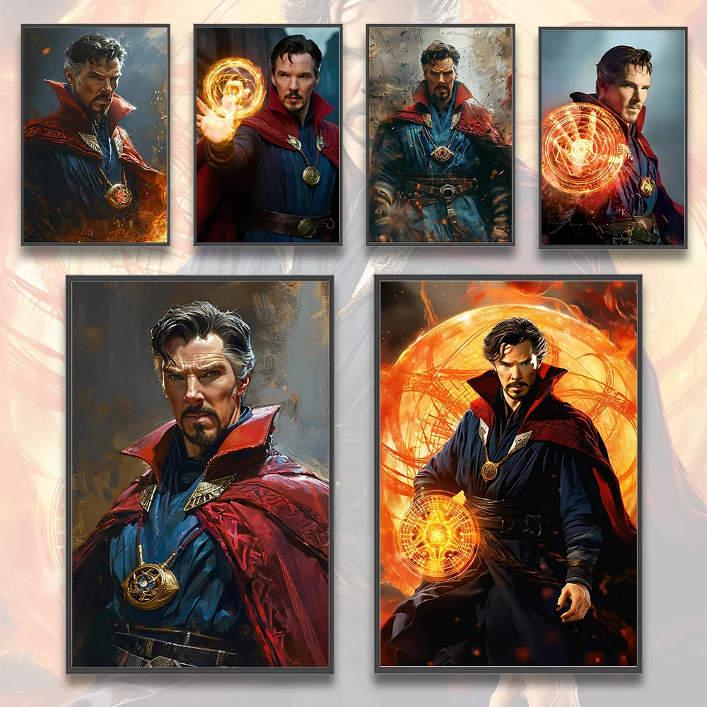 Doctor Strange Wall Art | Benedict Cumberbatch Sorcerer Supreme Print | Marvel Movie Poster - View 2