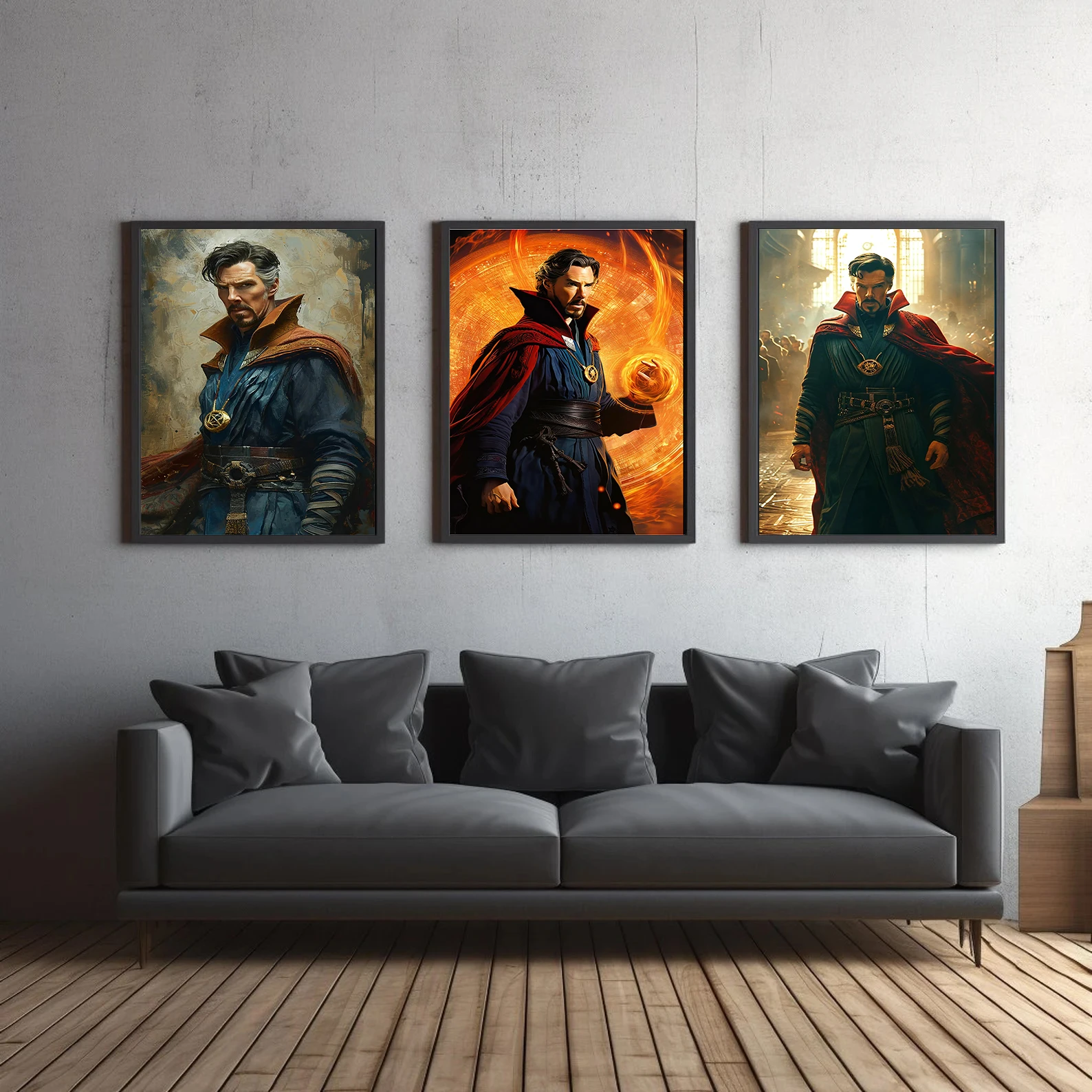 Doctor Strange Wall Art | Benedict Cumberbatch Sorcerer Supreme Print | Marvel Movie Poster - View 3