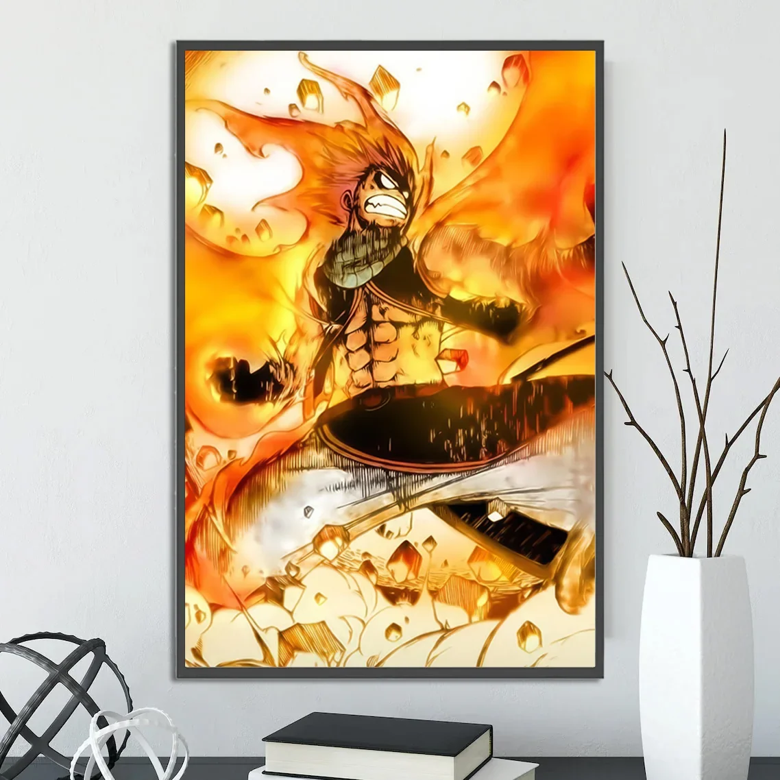 Fairy Tail Natsu Dragneel Poster | Epic Dragon Slayer Wall Art | Premium Anime & Manga Print