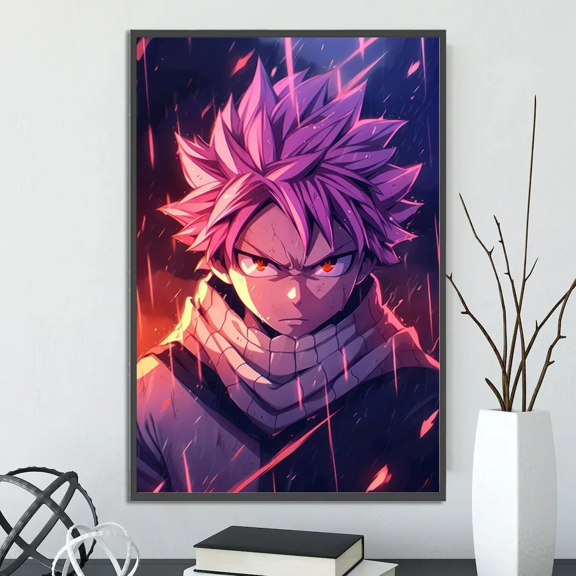 Fairy Tail Natsu Dragneel Wall Art | Epic Anime & Manga Print Featuring Guild Characters