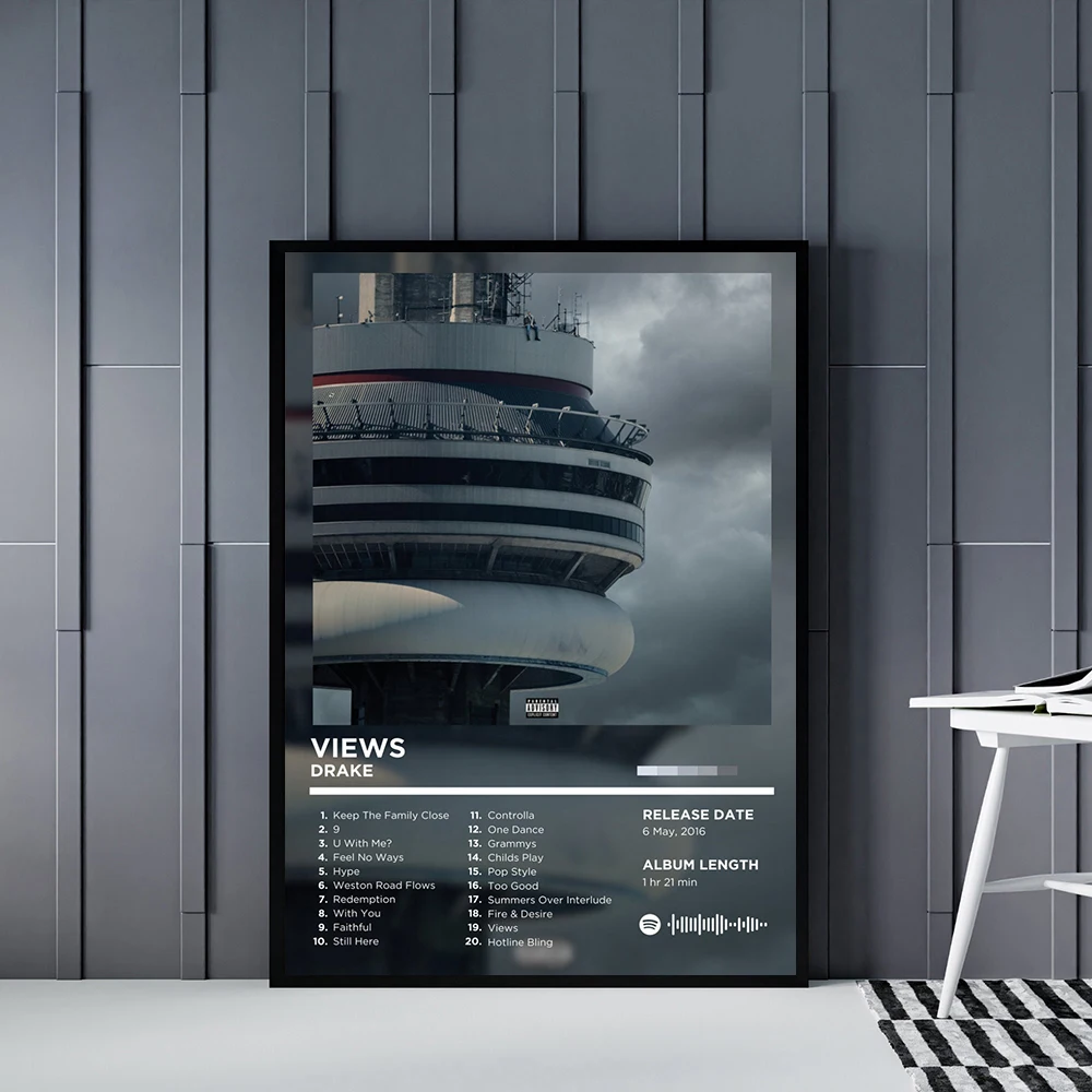 Kanye West & Ty Dolla Sign Vultures 1 Album Poster | ¥$ Wall Art Print | Vultures 1 Merchandise Decor - View 4