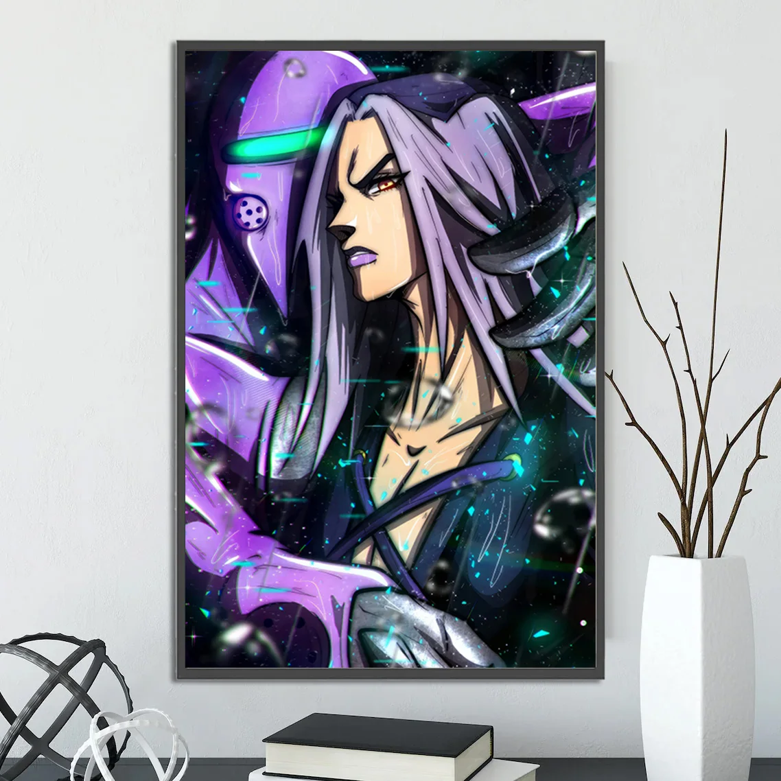 Leone Abbacchio & Moody Blues JoJo Wall Art | Golden Wind Character Print | Vento Aureo Premium Poster