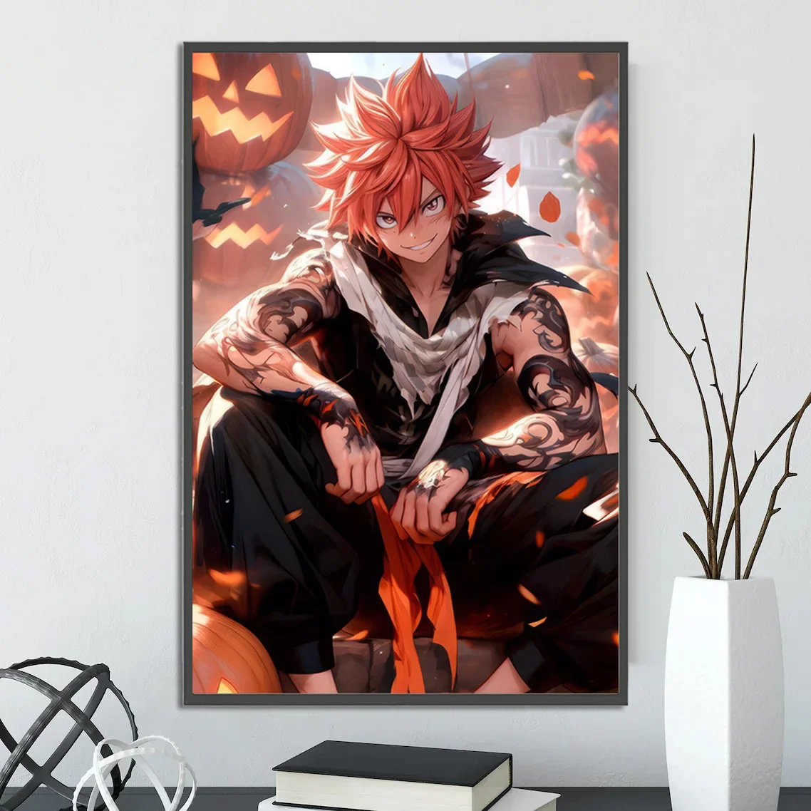 Natsu Dragneel Fairy Tail Anime Wall Art | Premium Manga Print Featuring Fairy Tail Characters