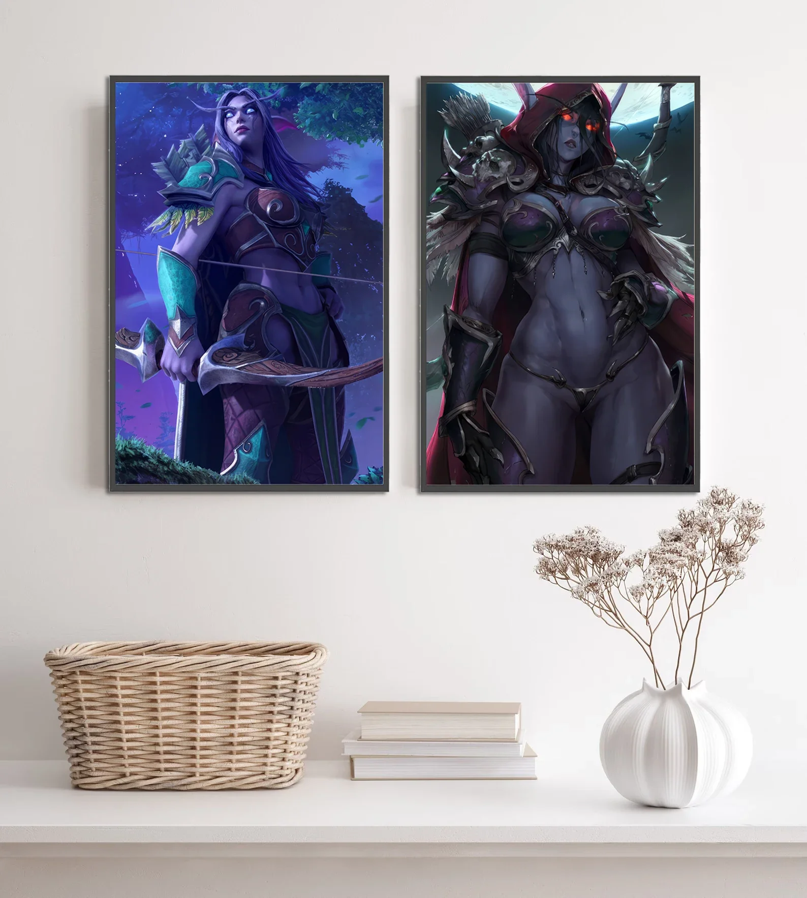 Sylvanas Windrunner Wall Art | World of Warcraft Banshee Queen Print | Epic Sylvanas WoW Lore Poster - View 3