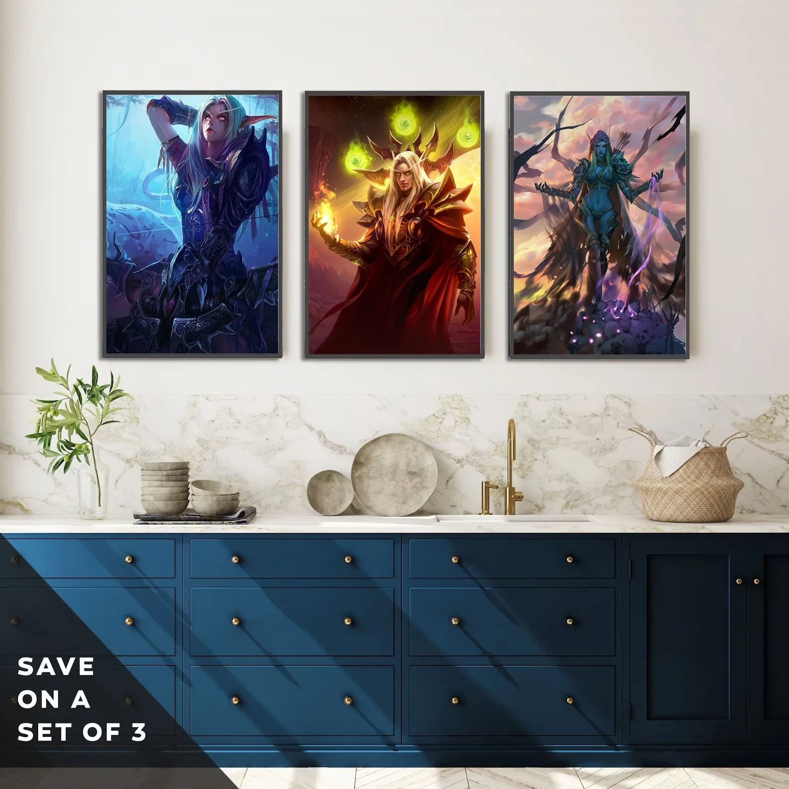 Sylvanas Windrunner Wall Art | World of Warcraft Banshee Queen Print | Epic Sylvanas WoW Lore Poster - View 5