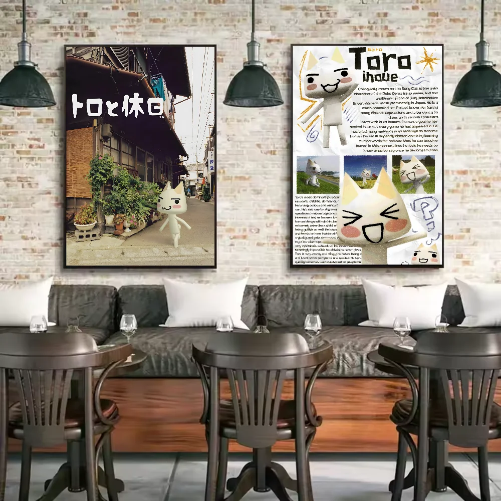 Toro Inoue 'Sony Cat' Classic Video Game Poster | Doko Demo Issyo Wall Art Print | Premium Japanese Gaming Decor for Your Home, Bedroom, or Bar - View 6