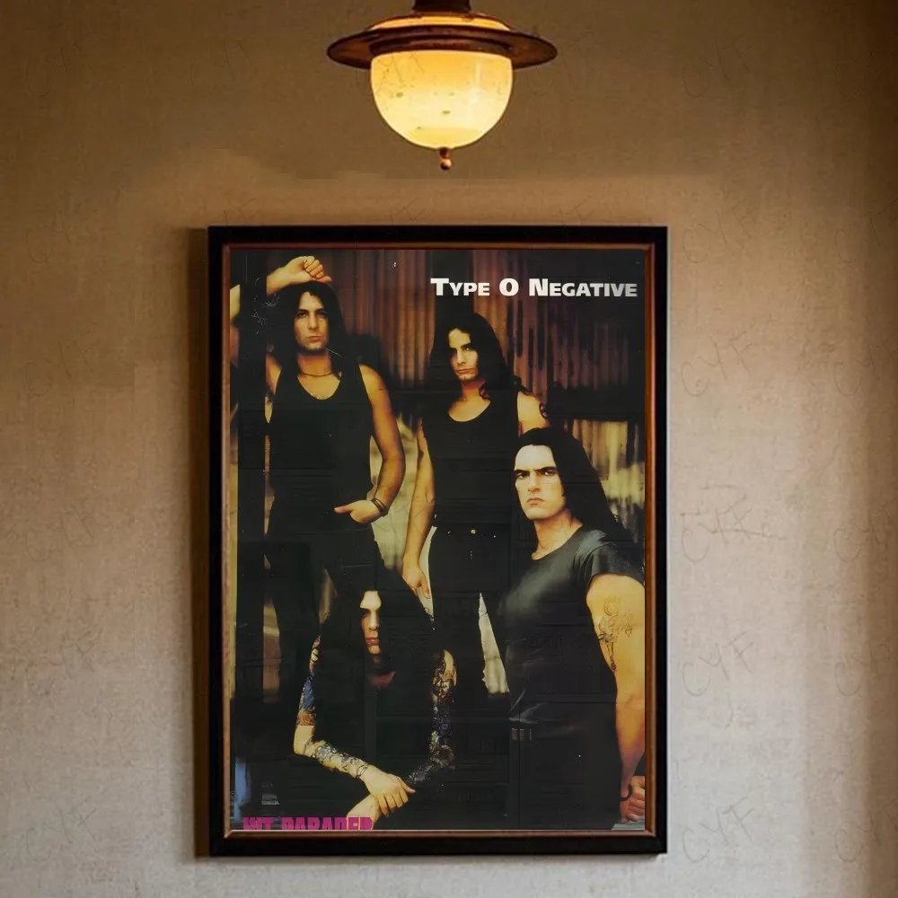 Type O Negative Band Poster | Gothic Metal Wall Art Print | Peter Steele Vintage Rock Decor | 90s Alt-Metal Music Memorabilia