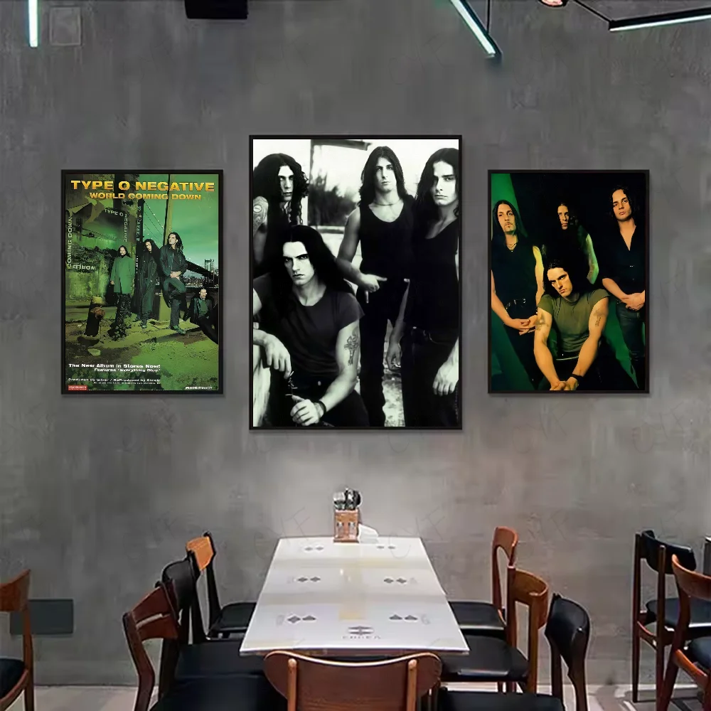 Type O Negative Band Poster | Peter Steele Gothic Metal Wall Art Print | 90s Rock Music Decor | Vintage Band Photography - View 5