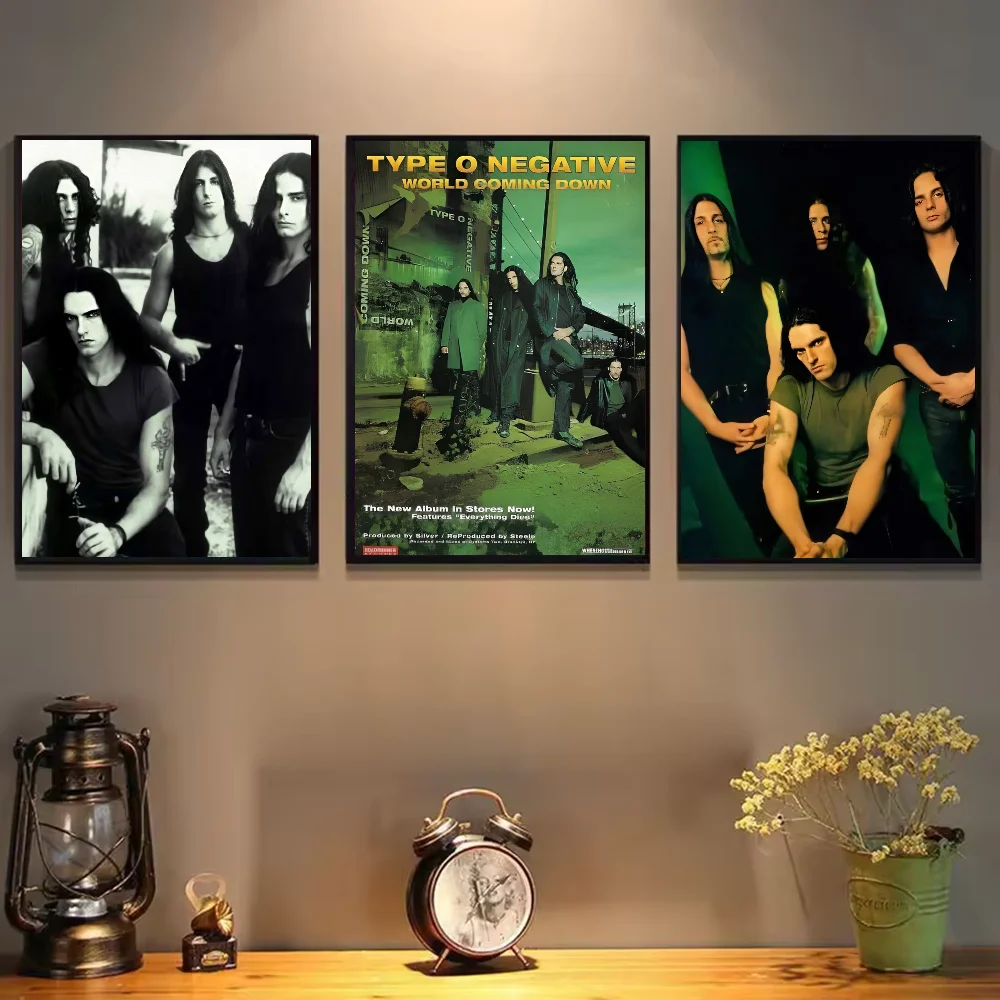 Type O Negative 'Bloody Kisses' Album Art Poster | Gothic Metal Wall Art Print | Peter Steele 90s Goth Rock Band Decor | Music Memorabilia - View 3