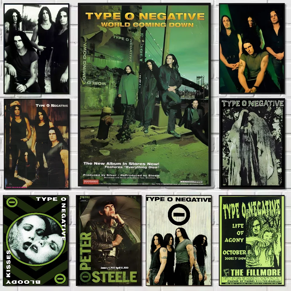 Type O Negative October Rust Album Cover Wall Art | Gothic Metal Band Poster Print | Peter Steele Music Memorabilia | Premium Goth Rock Wall Decor - View 2