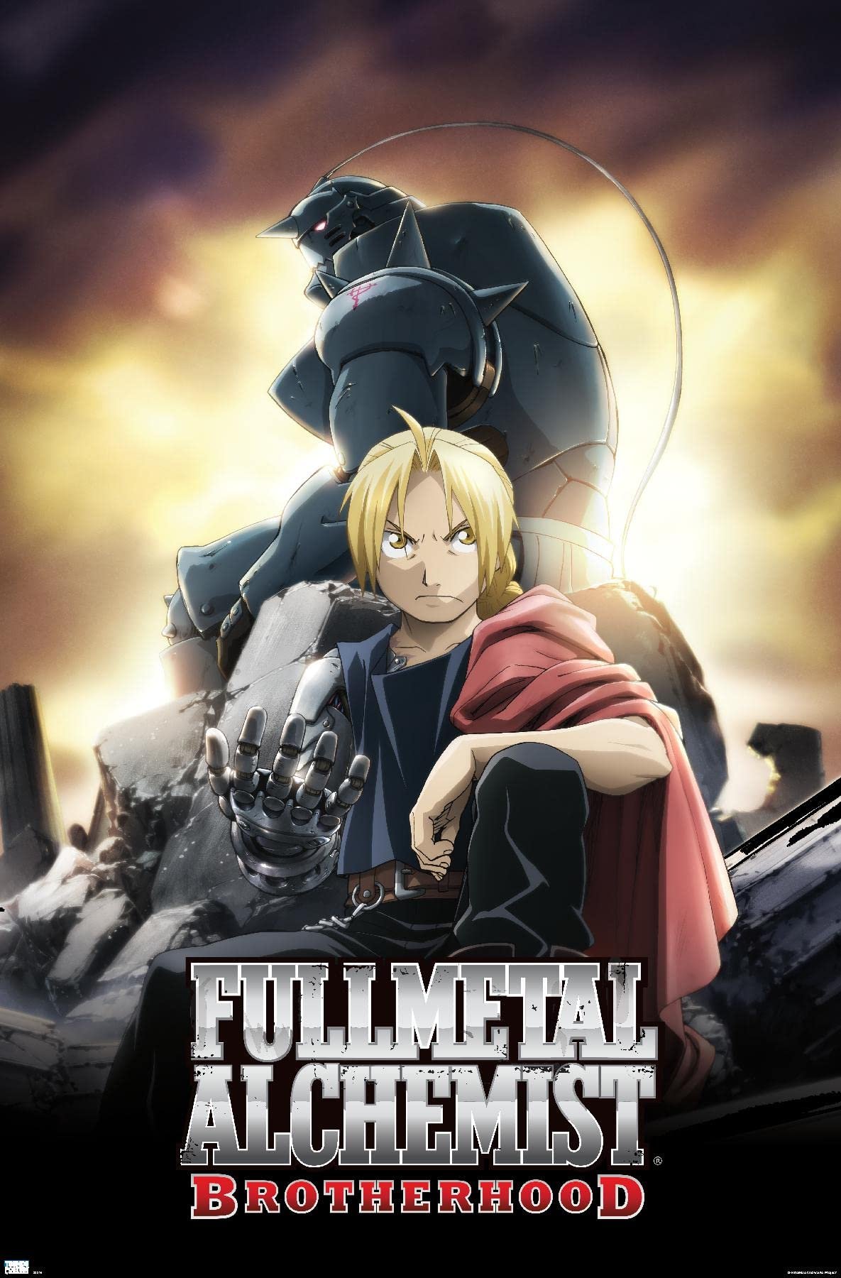 Fullmetal Alchemist: Brotherhood Key Art Poster - Review