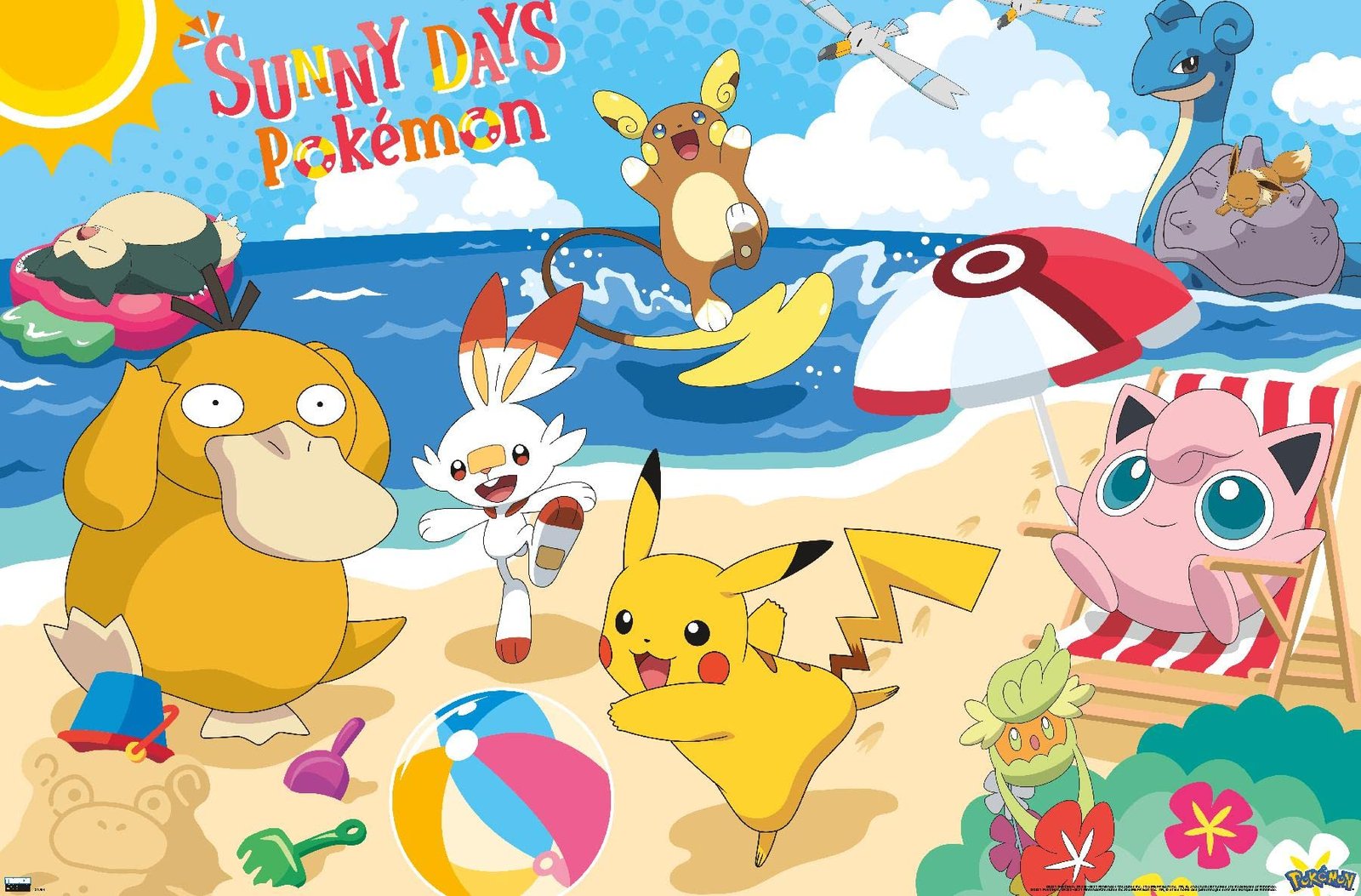 Pokémon Beach Party Poster: The Ultimate Summer Aesthetic