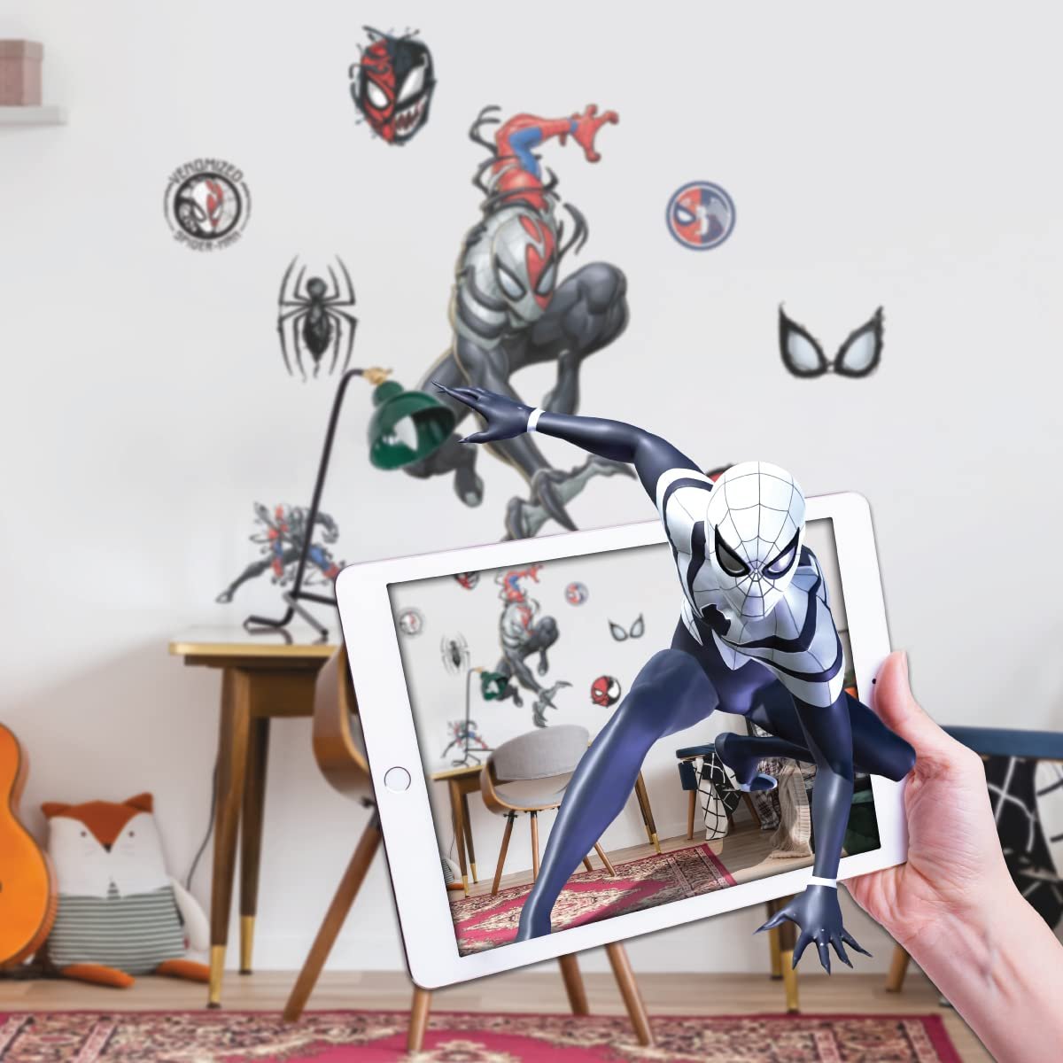 Venomized Spider-Man Wall Decal Review: AR 3D Decor