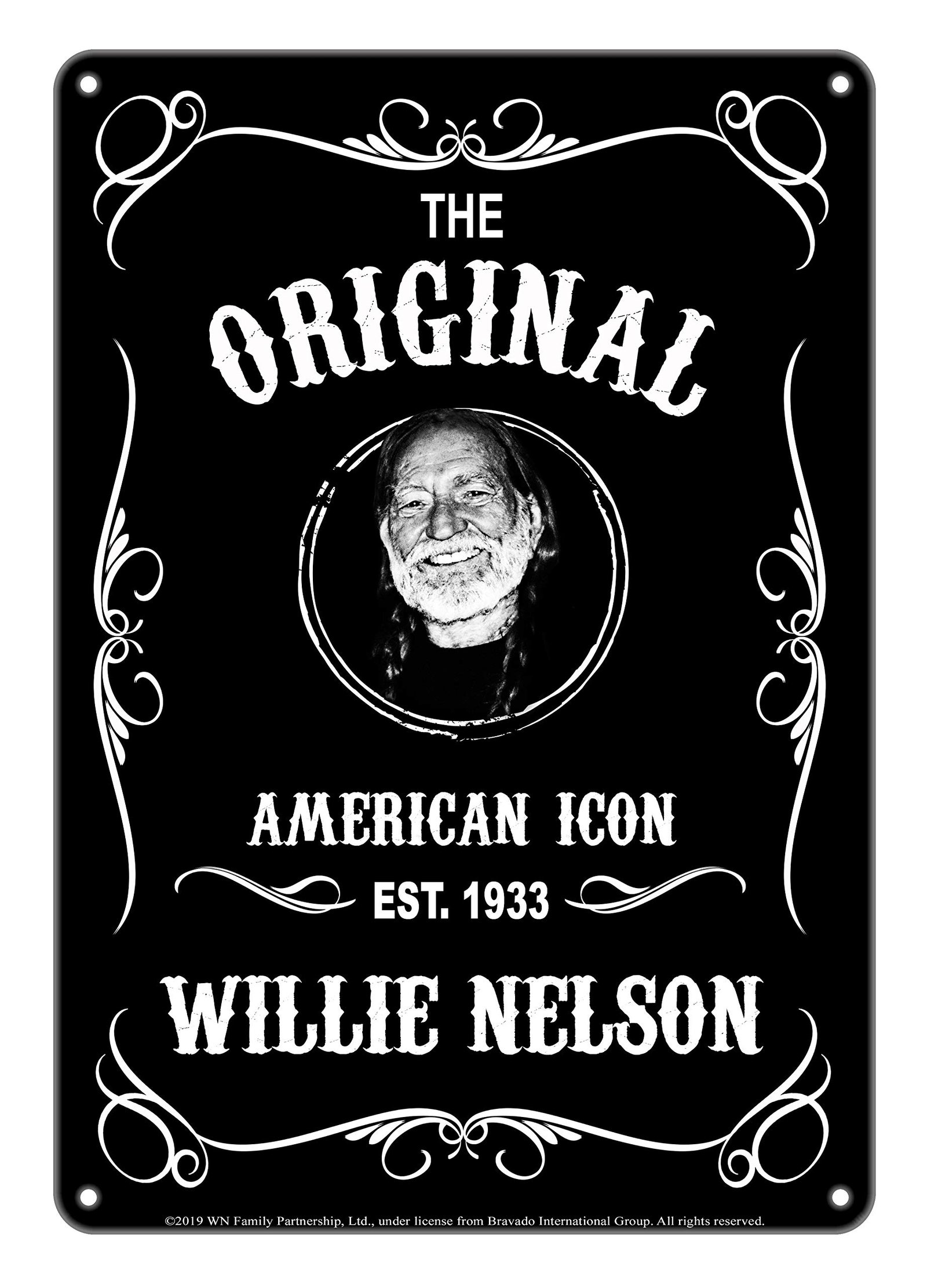 Willie Nelson Tin Sign Review: Vintage Country Decor Charm