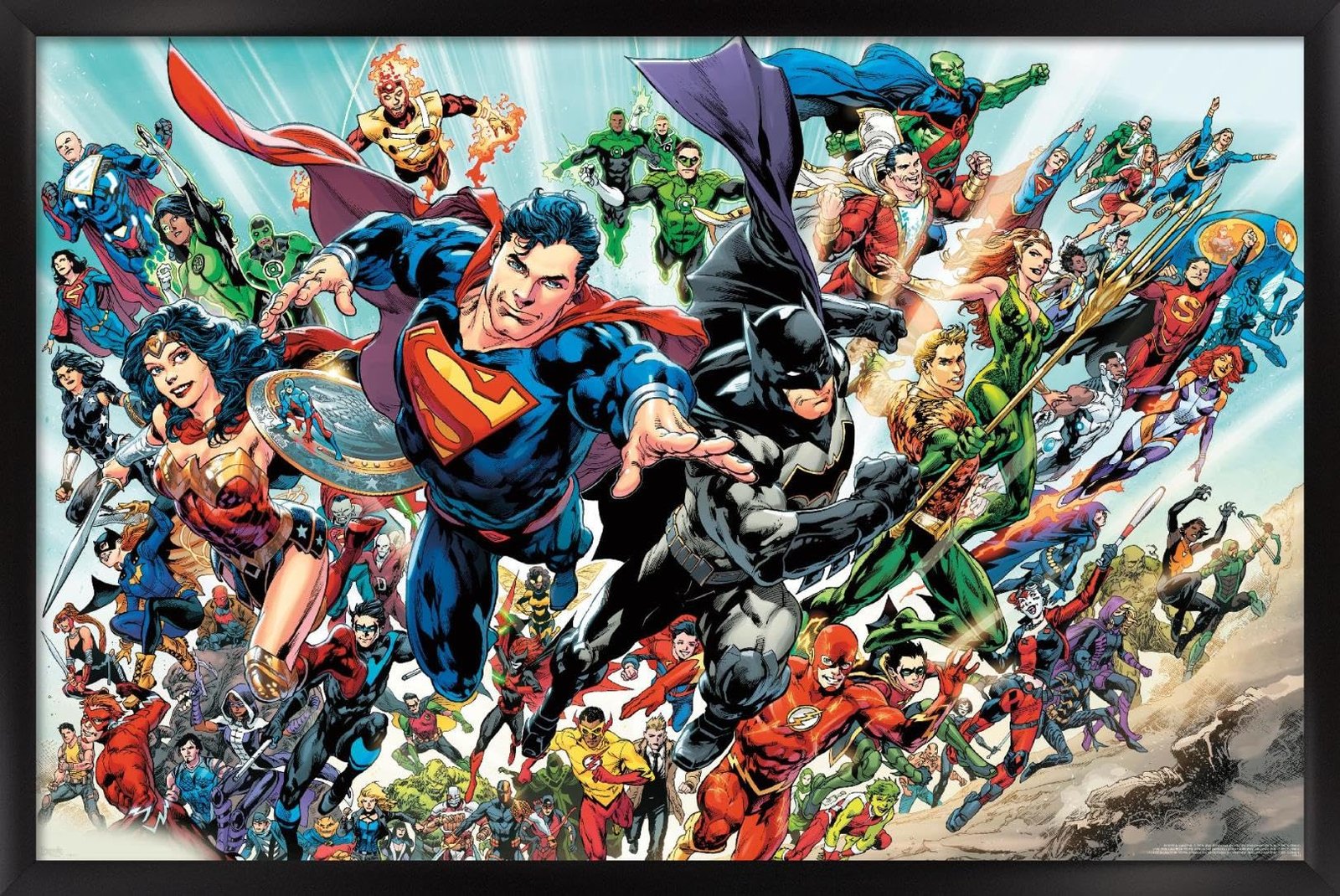 Justice League Rebirth Framed Poster Review