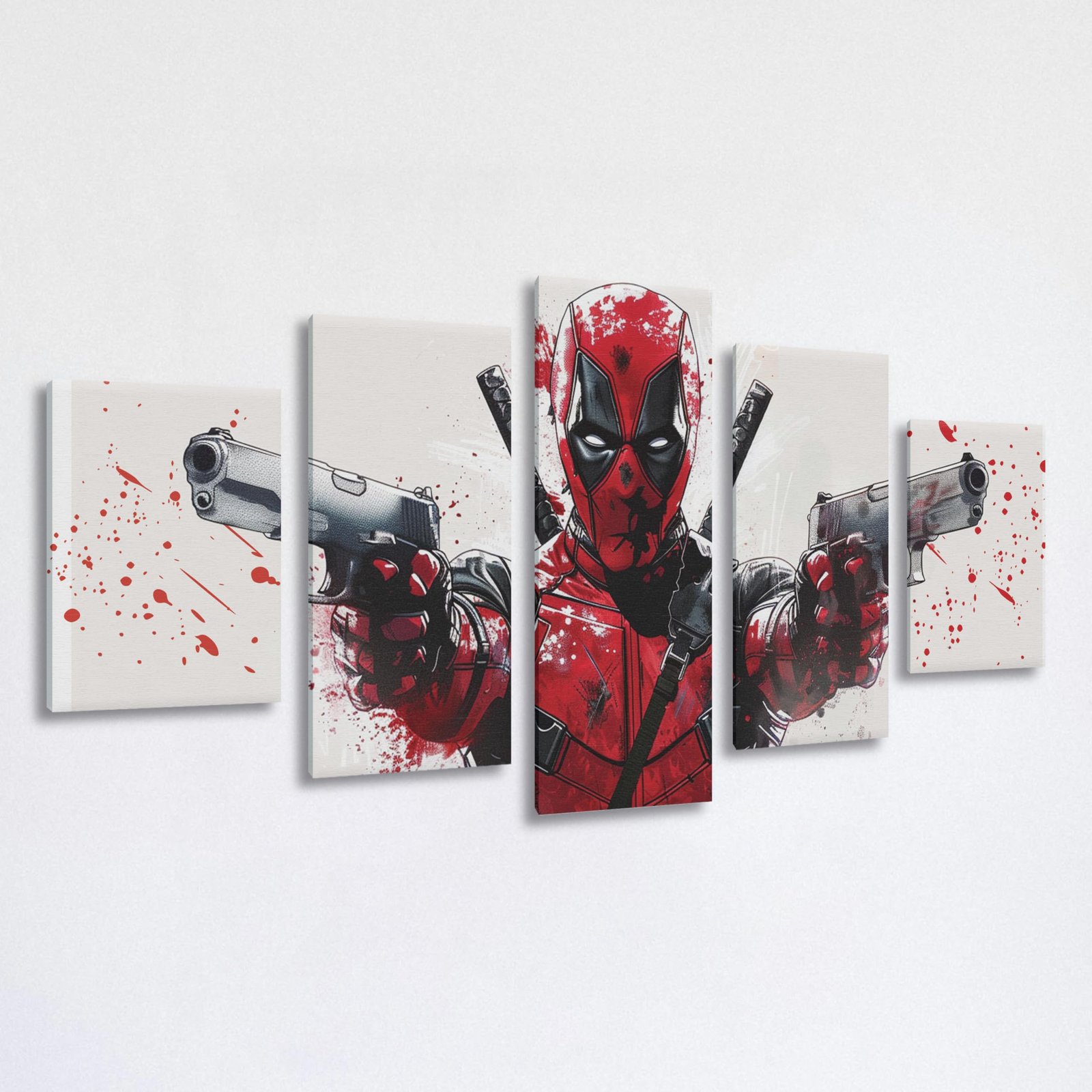 Deadpool 5-Piece Canvas Wall Art: The Ultimate Room Upgrade