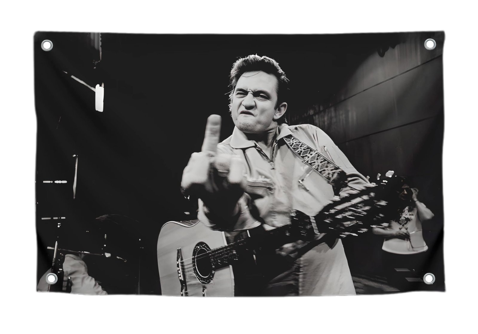 Elevate Your Space: Johnny Cash "Man in Black" Flag Review