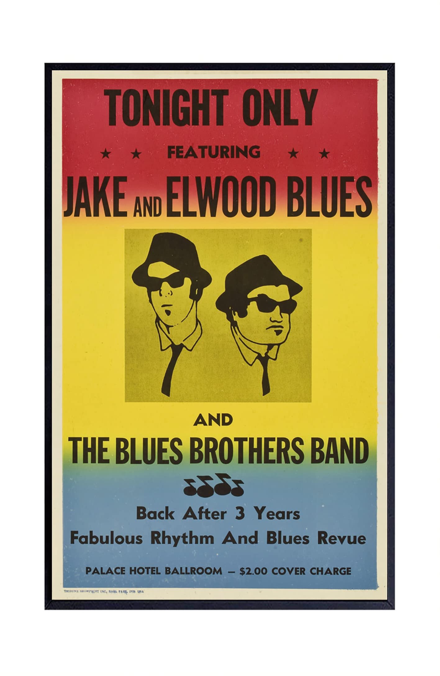 XIHOO Blues Brothers Poster: Iconic Style for Your Walls!