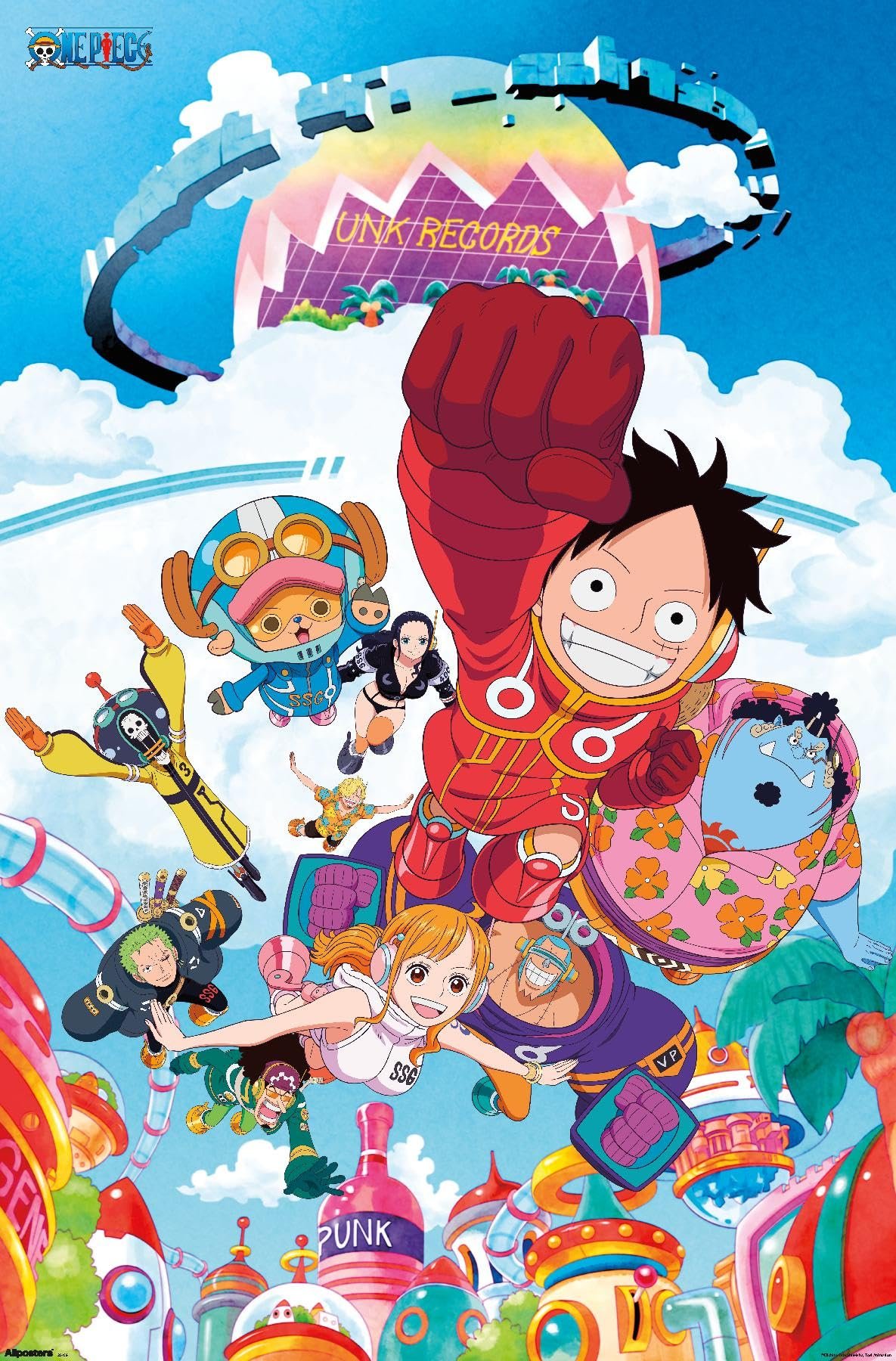 One Piece Egghead Arc Poster Review: Future Island Aesthetic