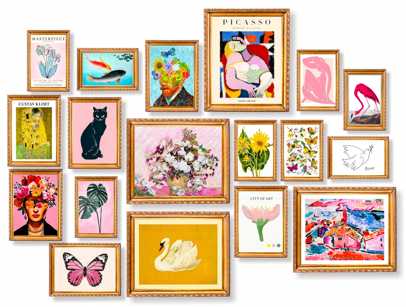Maximalist Eclectic Wall Art Review: 18 Piece Gallery Set