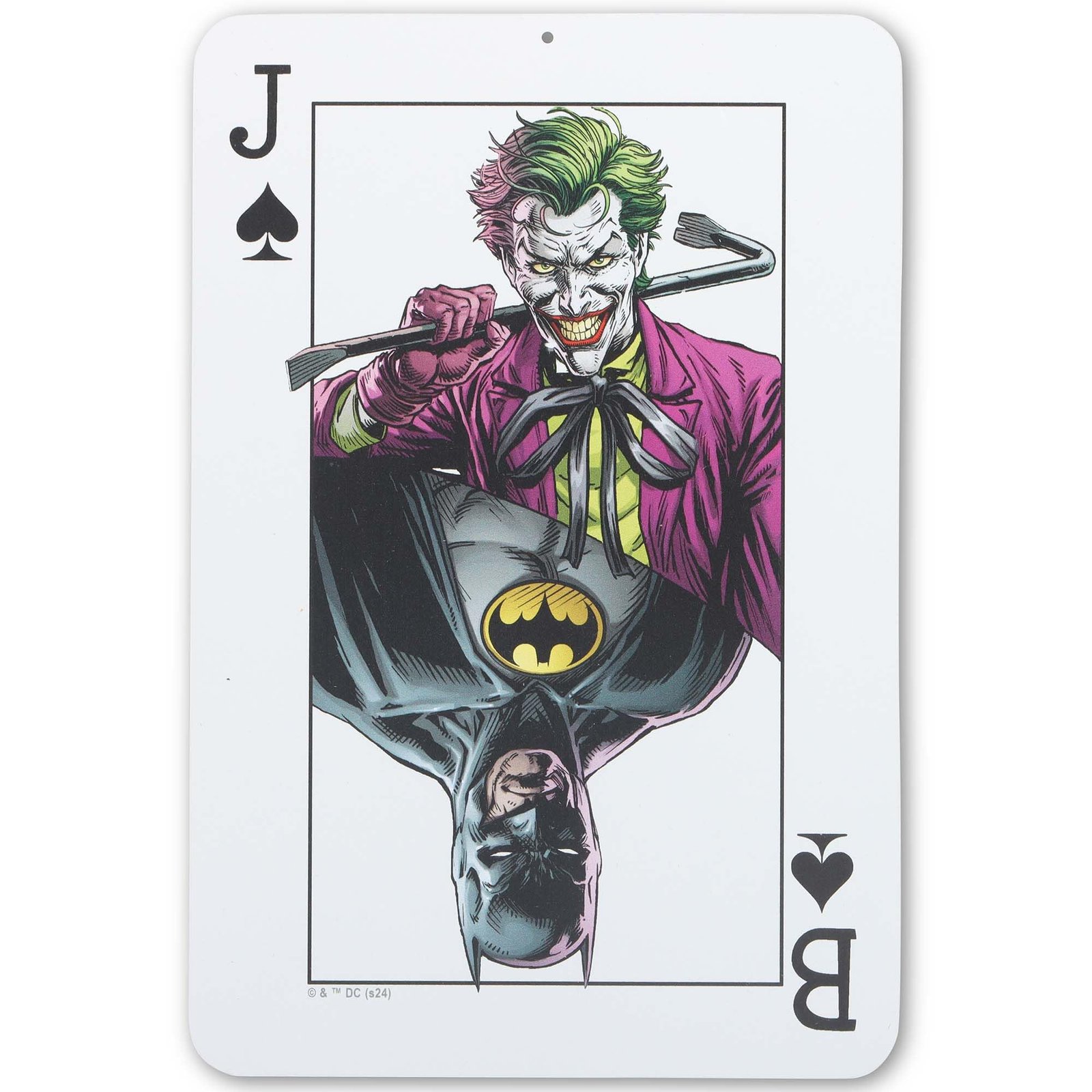 Batman vs Joker Metal Sign: The Ultimate Gotham Wall Art