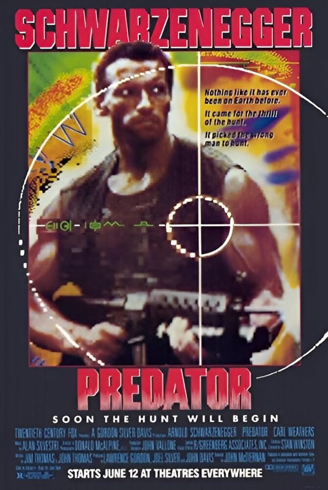 Predator 1987 Arnold Schwarzenegger Poster Review