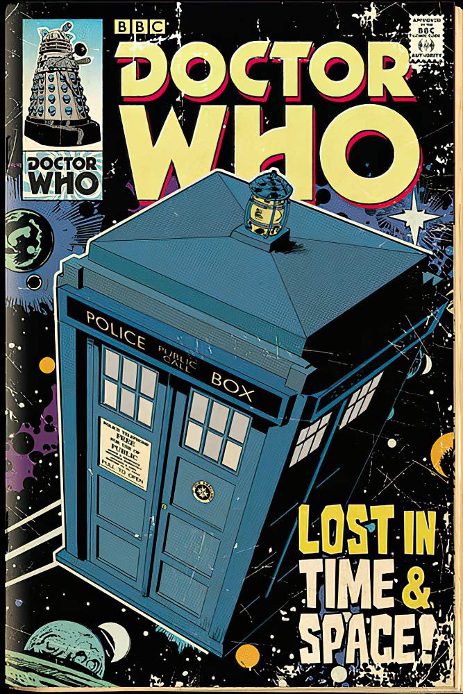 TARDIS Comic Cover Poster: Doctor Who's Ultimate Wall Art!