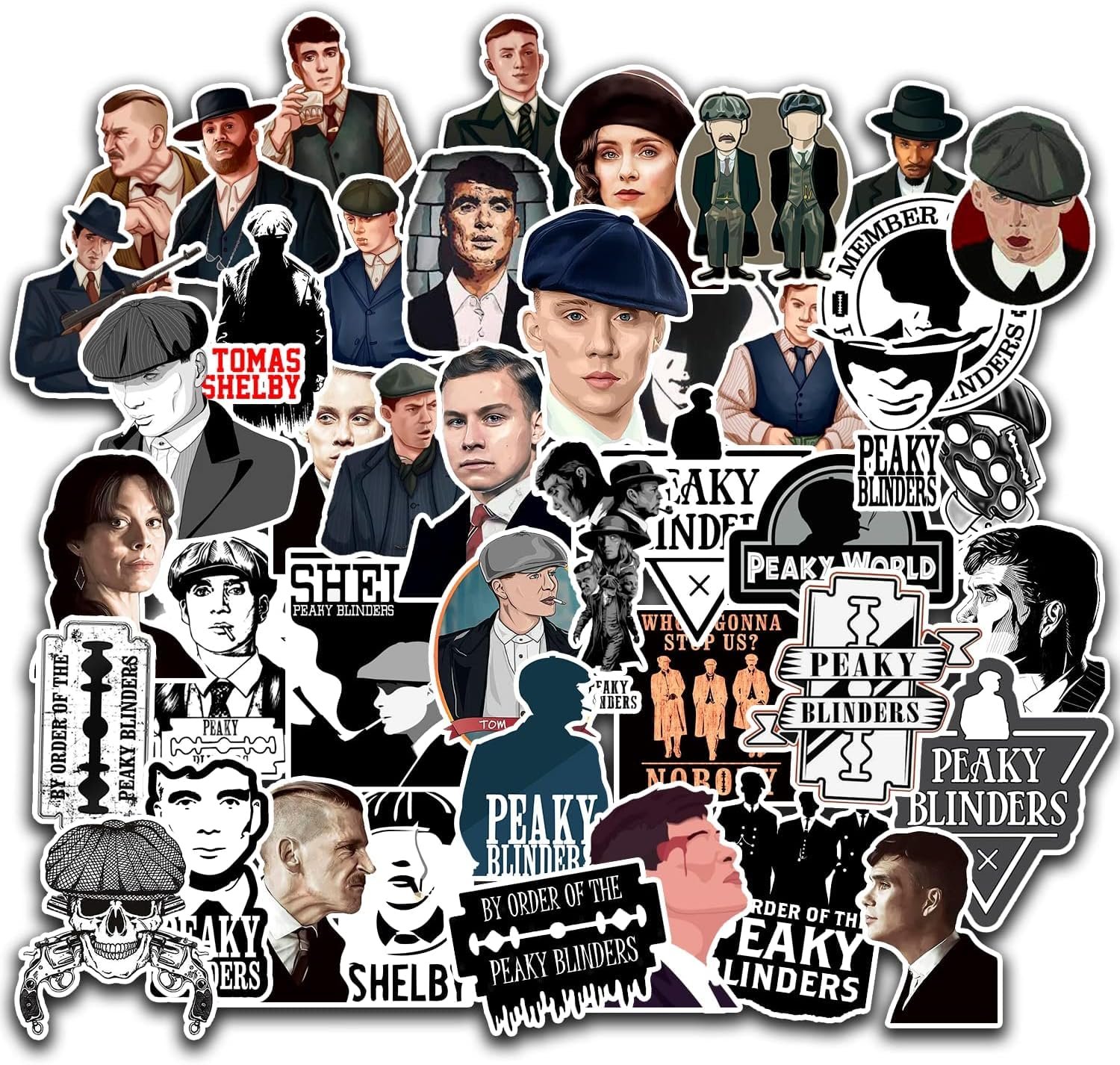 Peaky Blinders Stickers: Style Your Space, By Order of the Blinders!