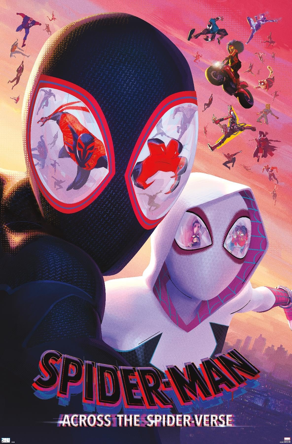 Across The Spider-Verse Masks Poster: Design Review