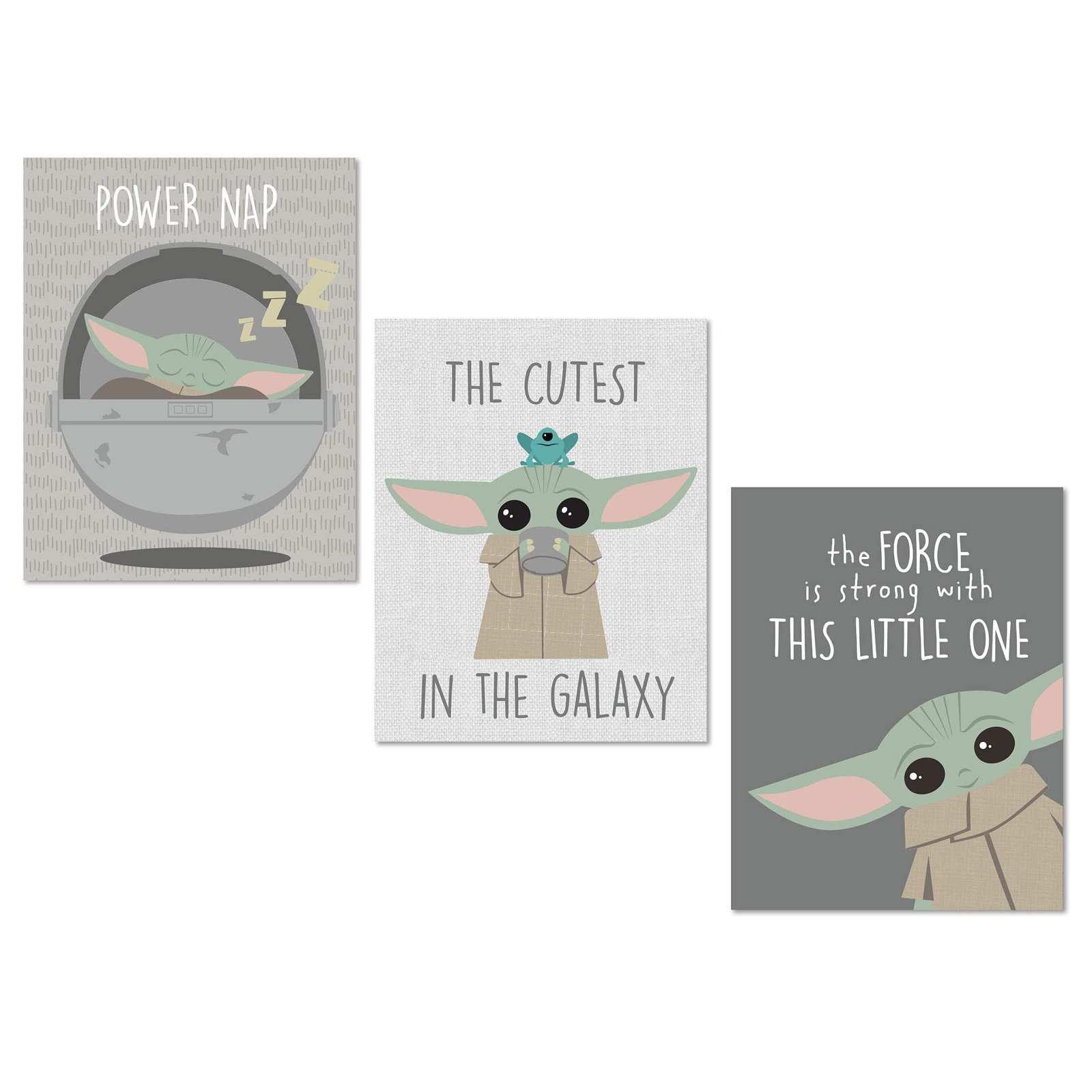 Star Wars Baby Yoda Nursery Art Review: Lambs & Ivy Decor