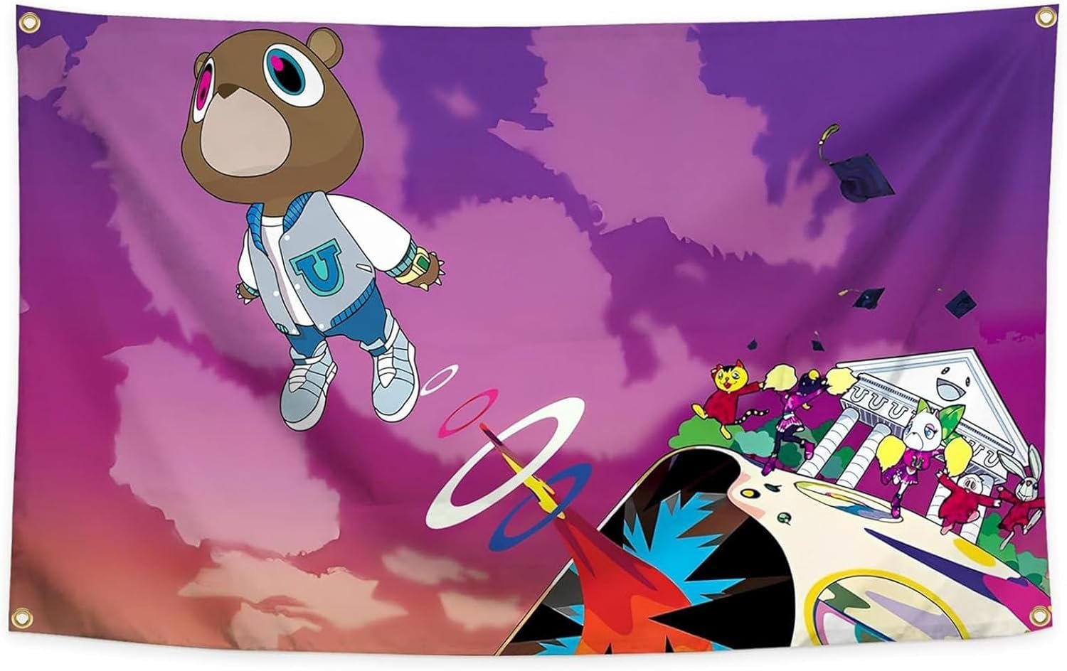 Kanye West Flag Tapestry: Iconic Dorm Decor & Design Statement