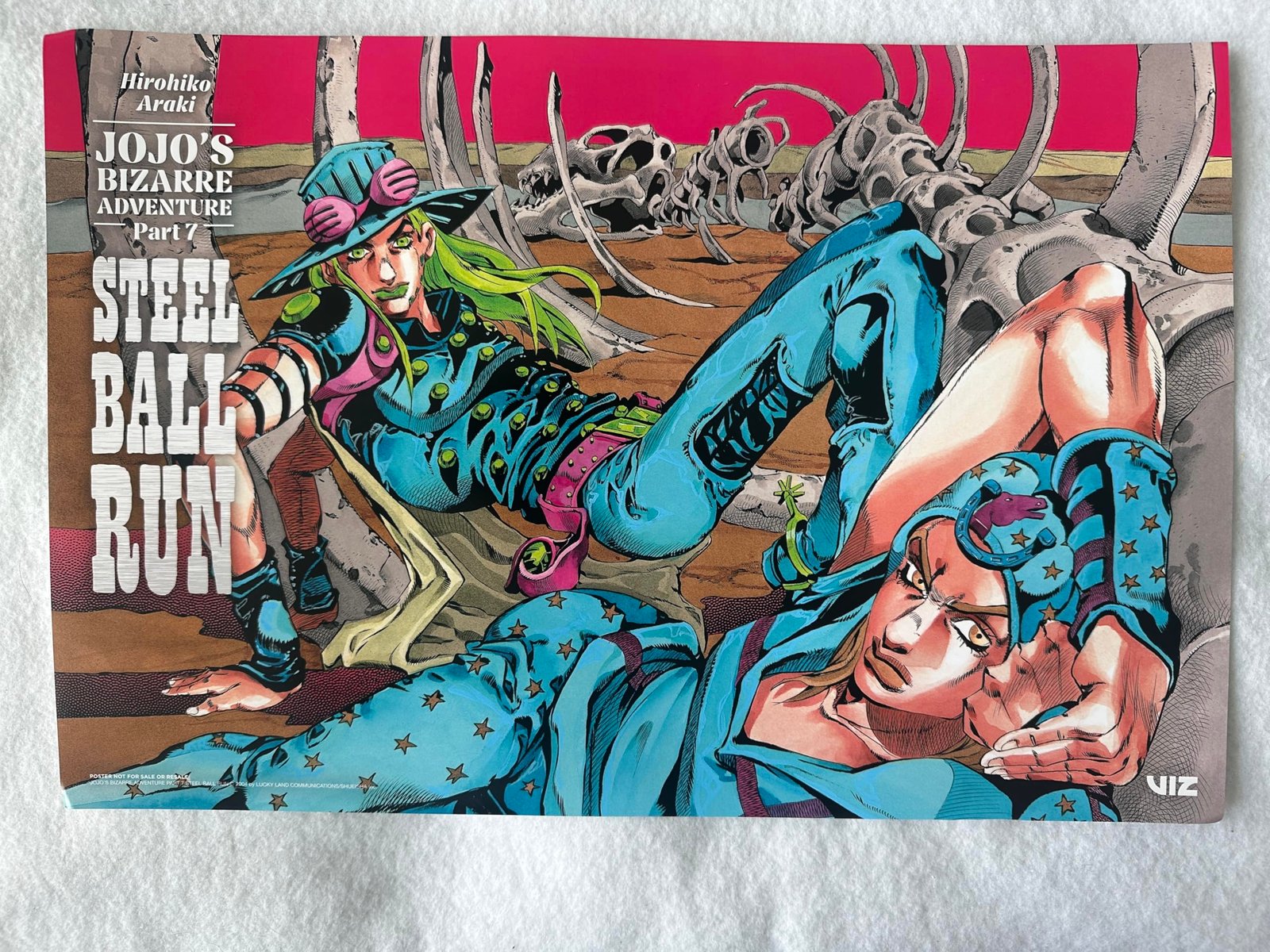 JoJo Steel Ball Run SDCC 2025 Poster Review
