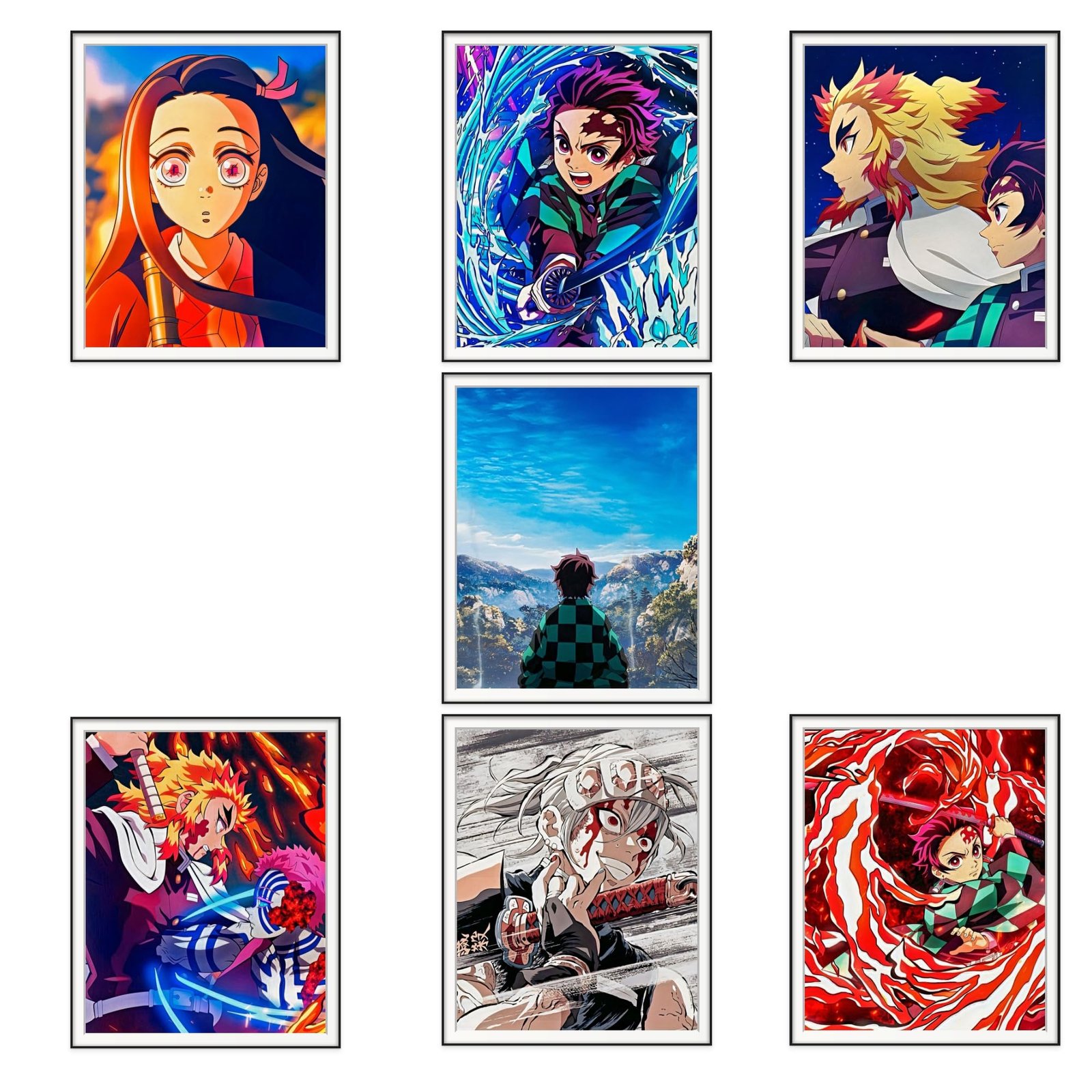 Demon Slayer Poster Set Review: Elevate Your Anime Decor