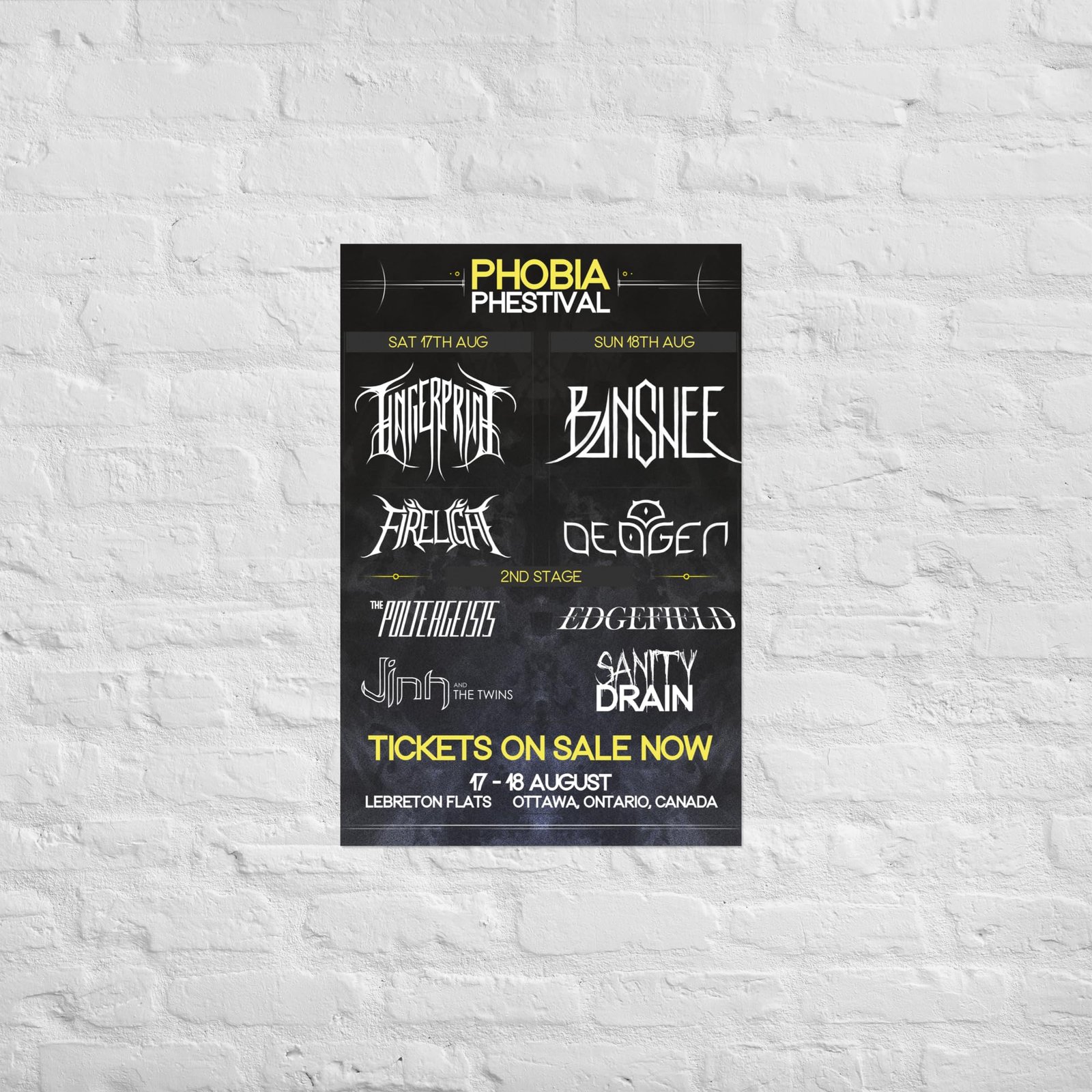 Phasmophobia Phobia Phestival Poster Review