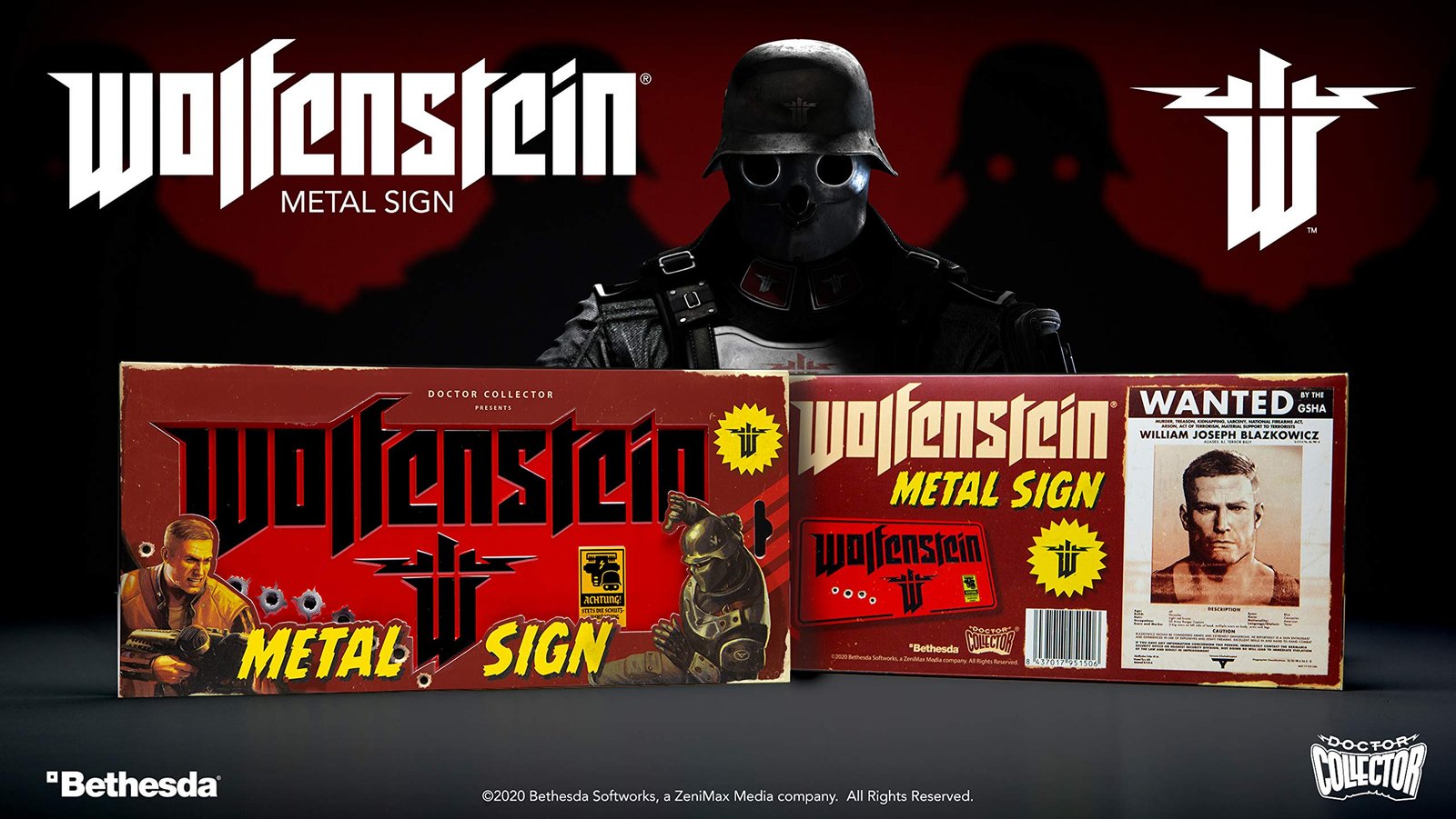 Wolfenstein The New Colossus Metal Sign: Elite Decor Guide