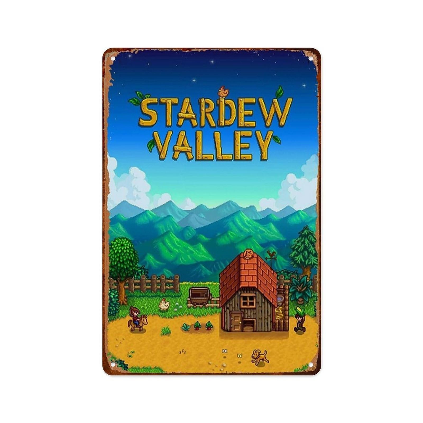 Vintage Stardew Valley Tin Sign Review: Farmcore Aesthetic
