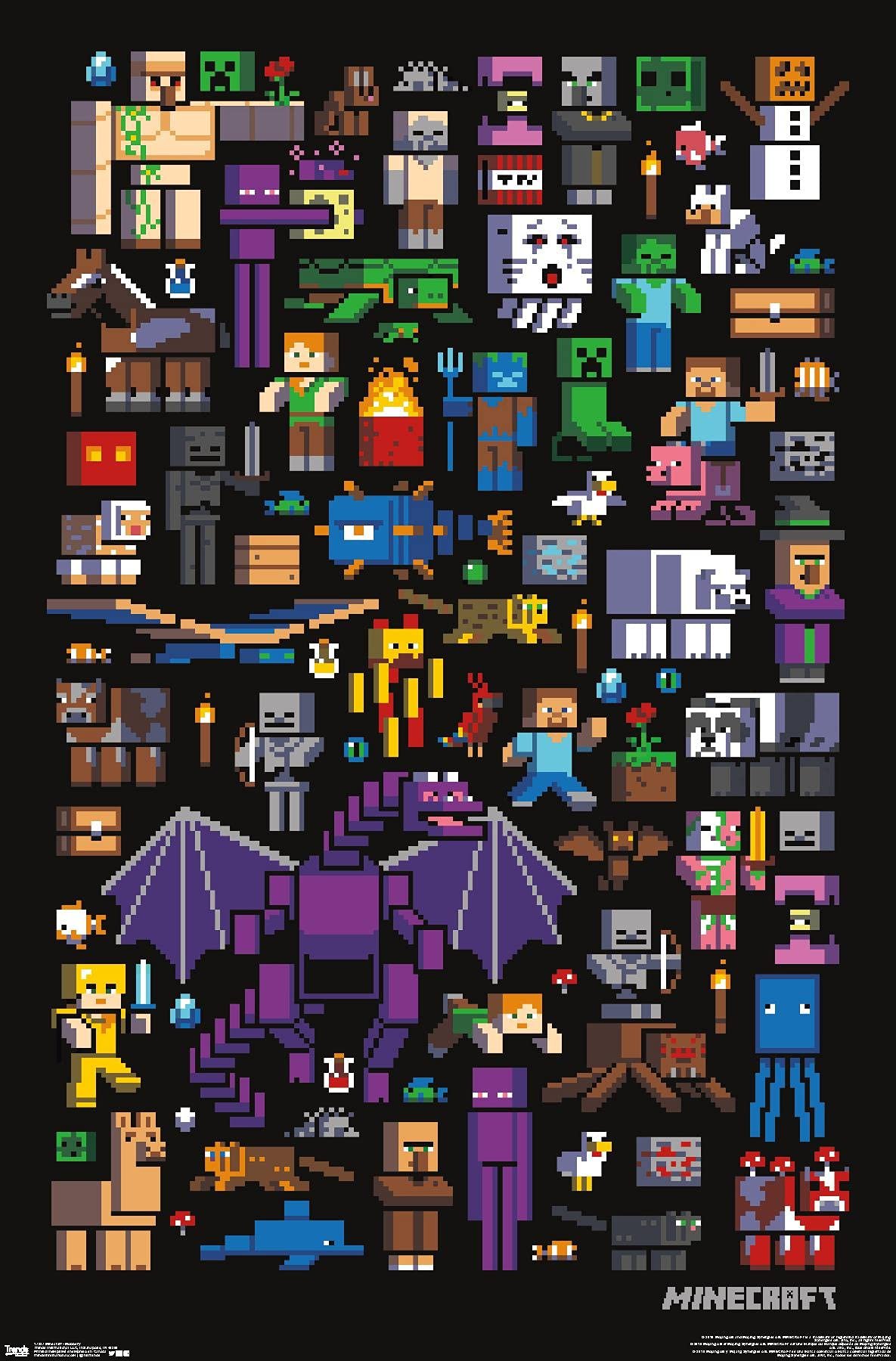 Minecraft Mobbery Poster Review: Level Up Your Decor!