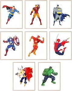 Elevate Your Space with BigWig Prints Superhero Art