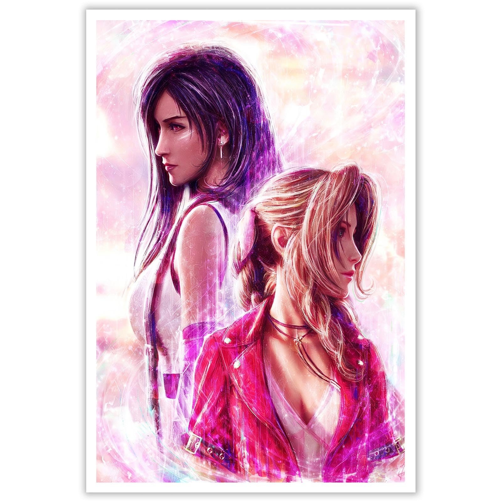 FFVII Rebirth Poster Review: Neon Pastel Magic