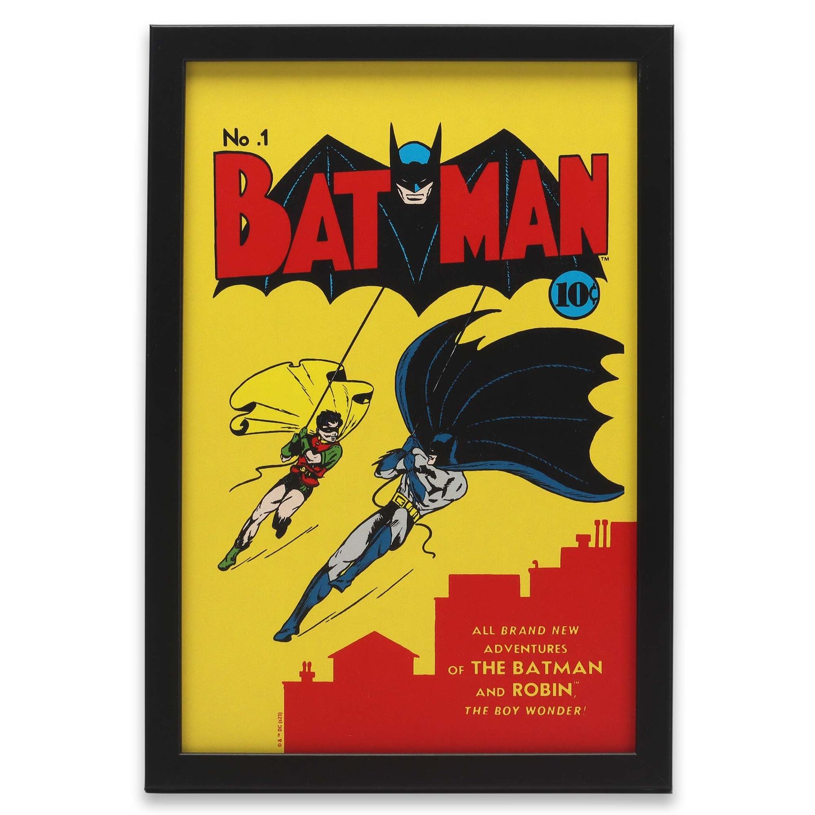 Vintage Batman Comic Cover Framed Wall Decor Review