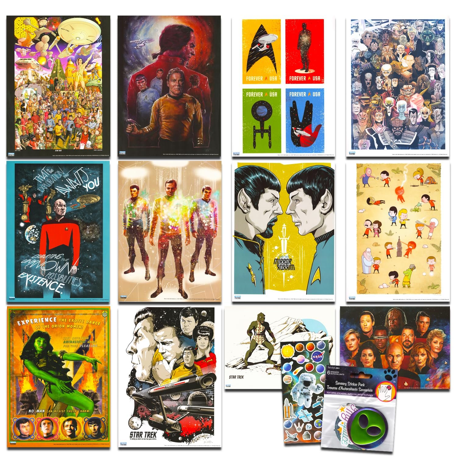 Star Trek Poster Set: Bold Decor for Trekkies!
