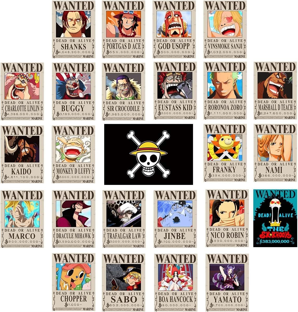 TYZZHOA One Piece Wanted Posters: Elevate Your Anime Space
