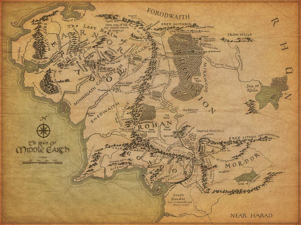 Middle-earth Map Review: The Ultimate Fantasy Wall Decor