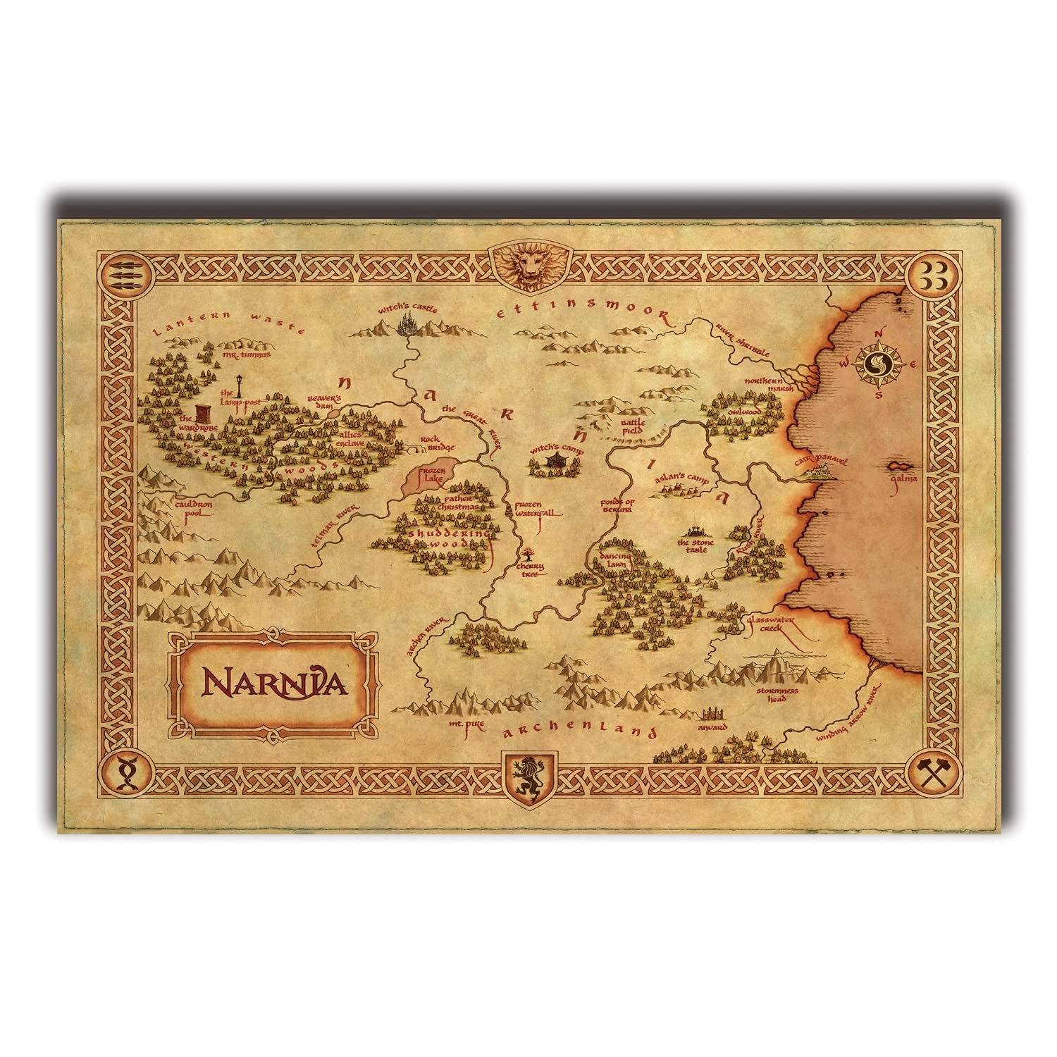 Narnia Map Poster Review: Elevate Your Fantasy Decor