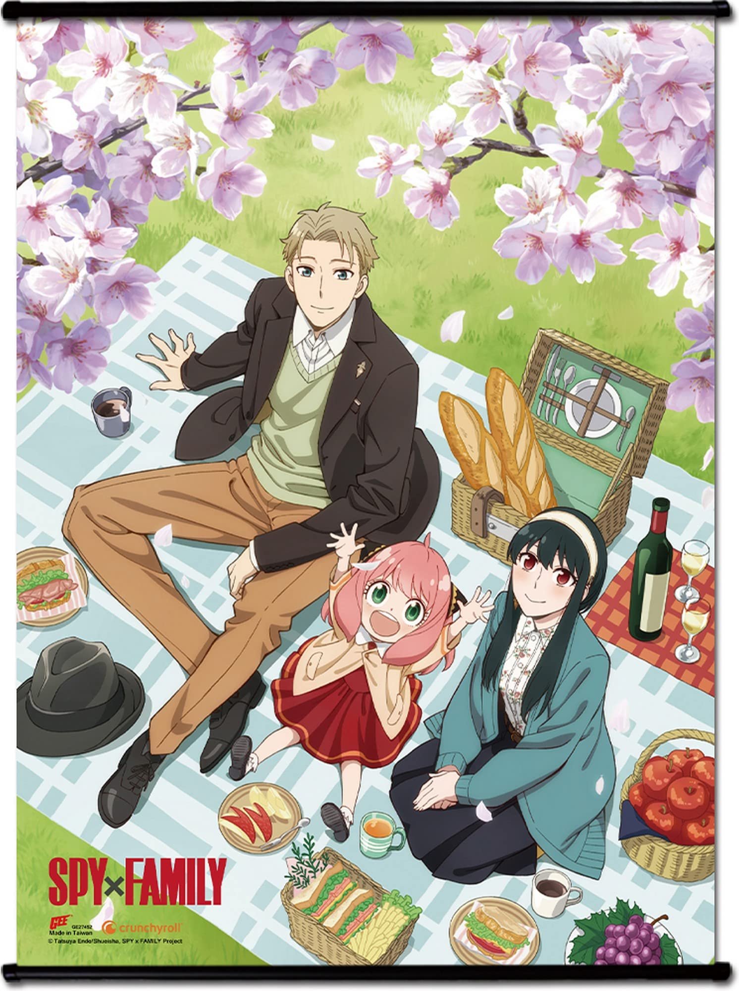 Spy x Family Group Spring Picnic Wall Scroll Review
