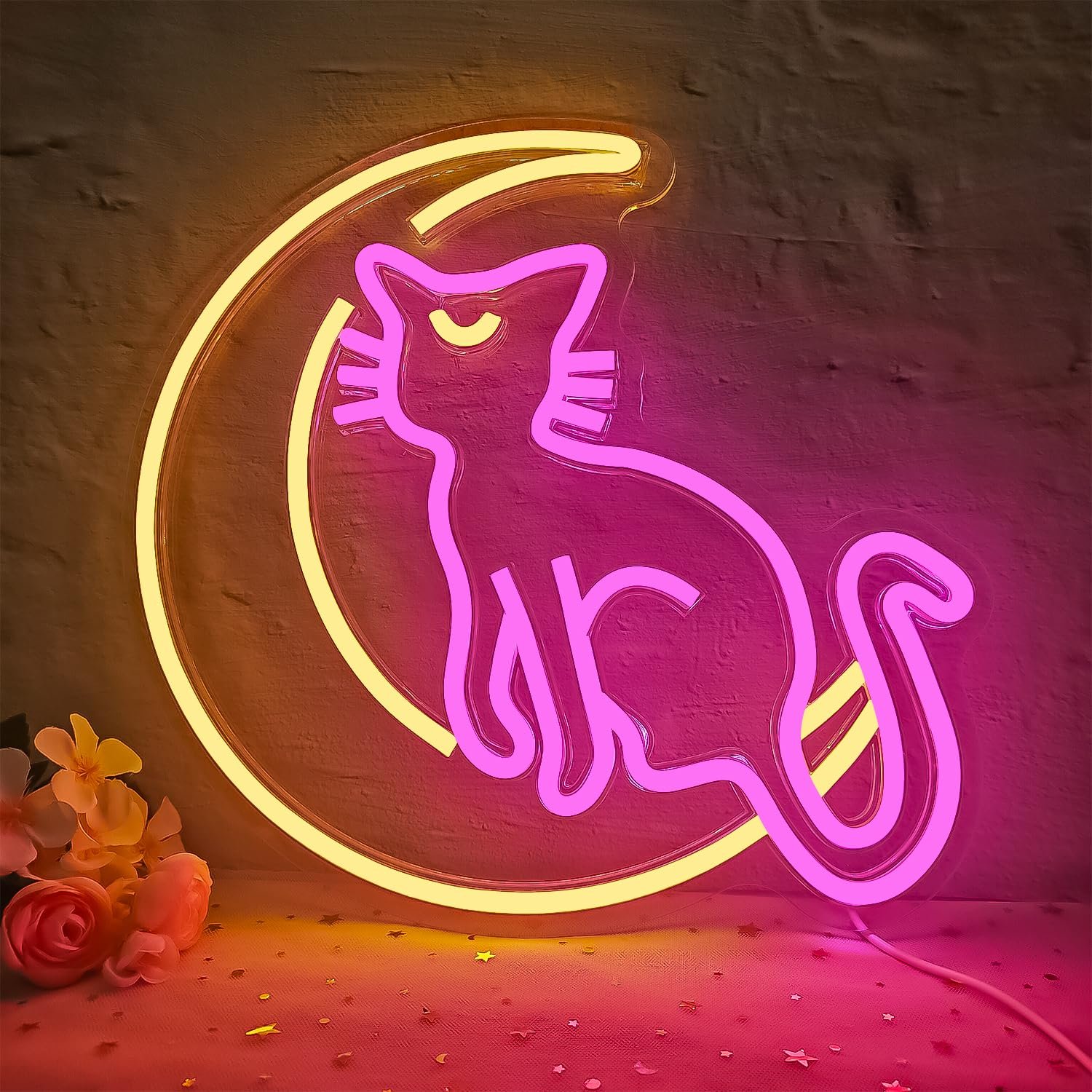 Aesthetic Anime Cat Neon: Dimmable Luna Light Review