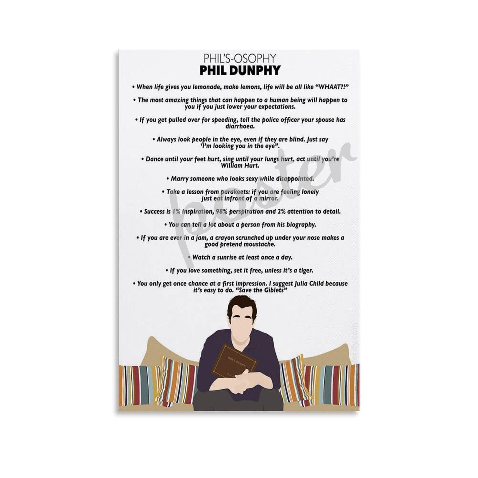 Phil Dunphy Phils-osophy Canvas Poster Review