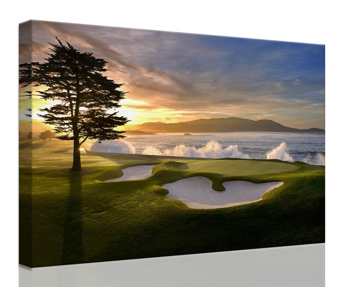 Pebble Beach Golf Course Canvas Review: Ultimate Wall Art